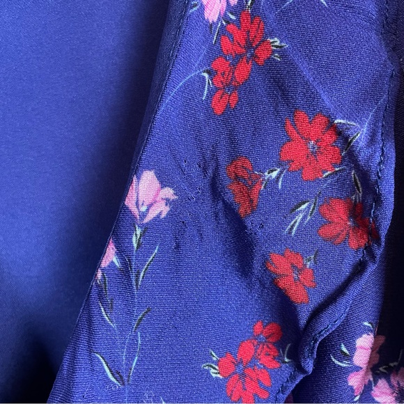 La Maison Talulah The Yearning Floral-Print Ruffle Midi Dress Size Small - Picture 15 of 15